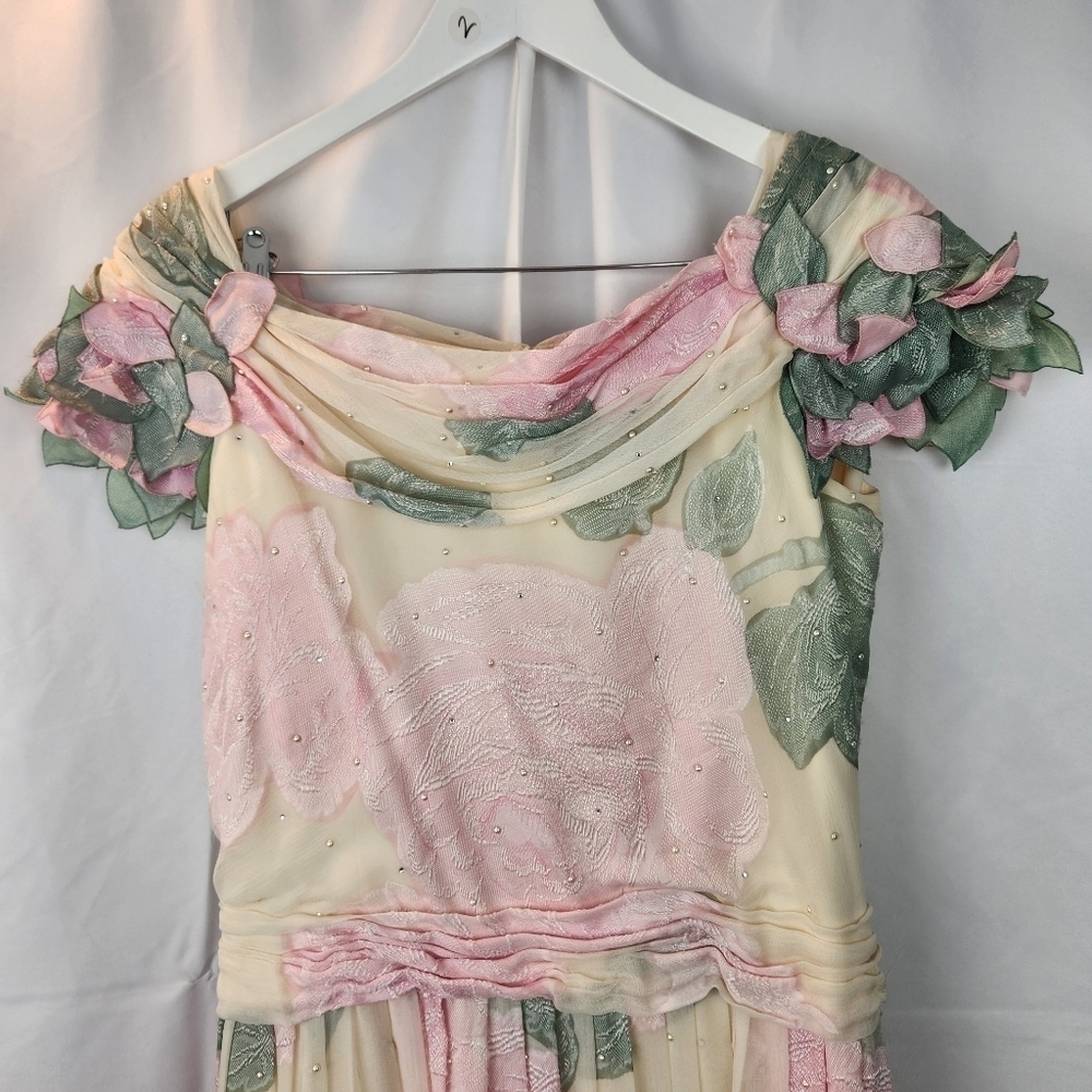 Maggy Reeves couture vintage gown size L(estimated) - Picture 2 of 13